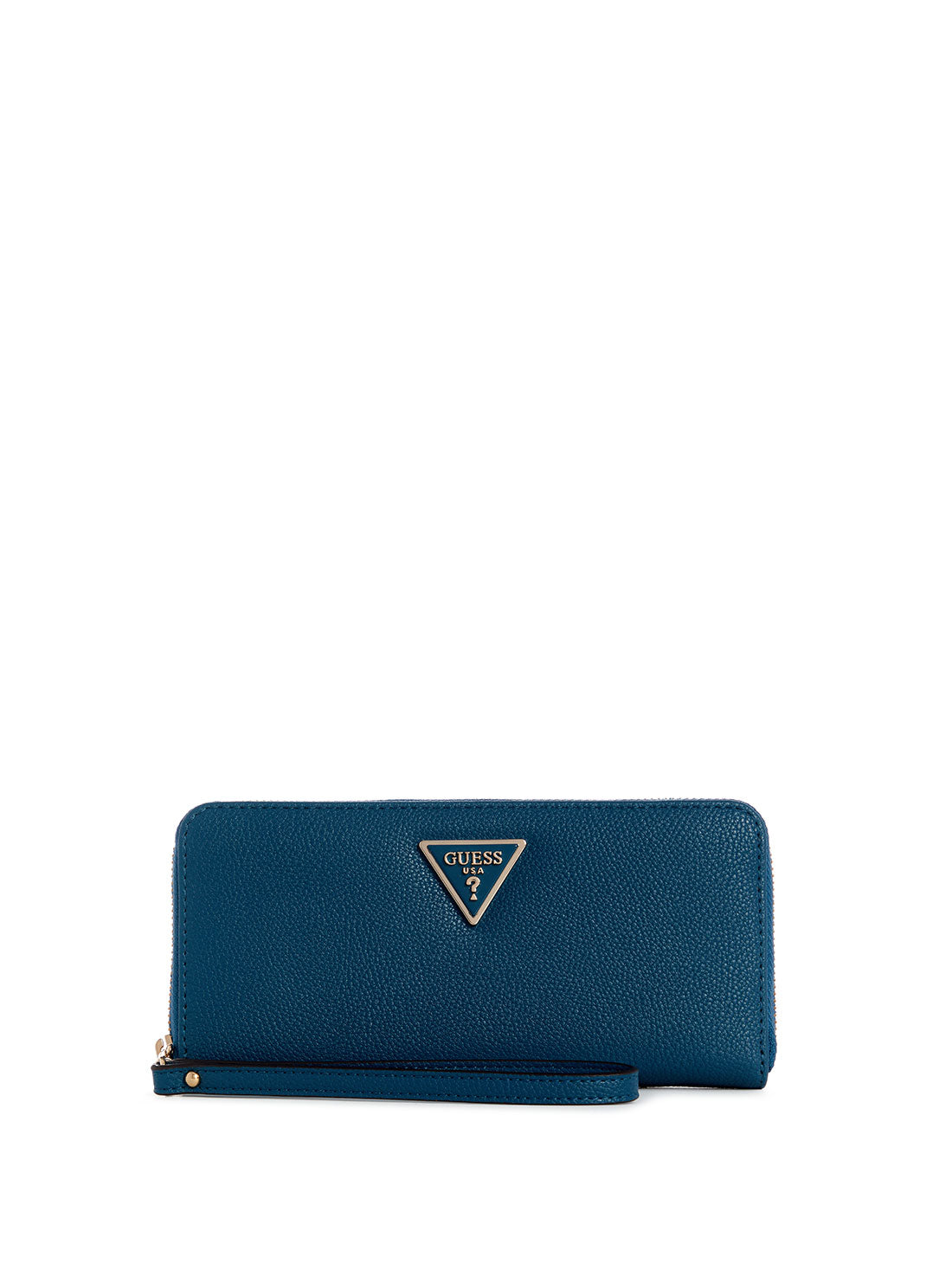 GUESS Blue Meridian Large Wallet front view