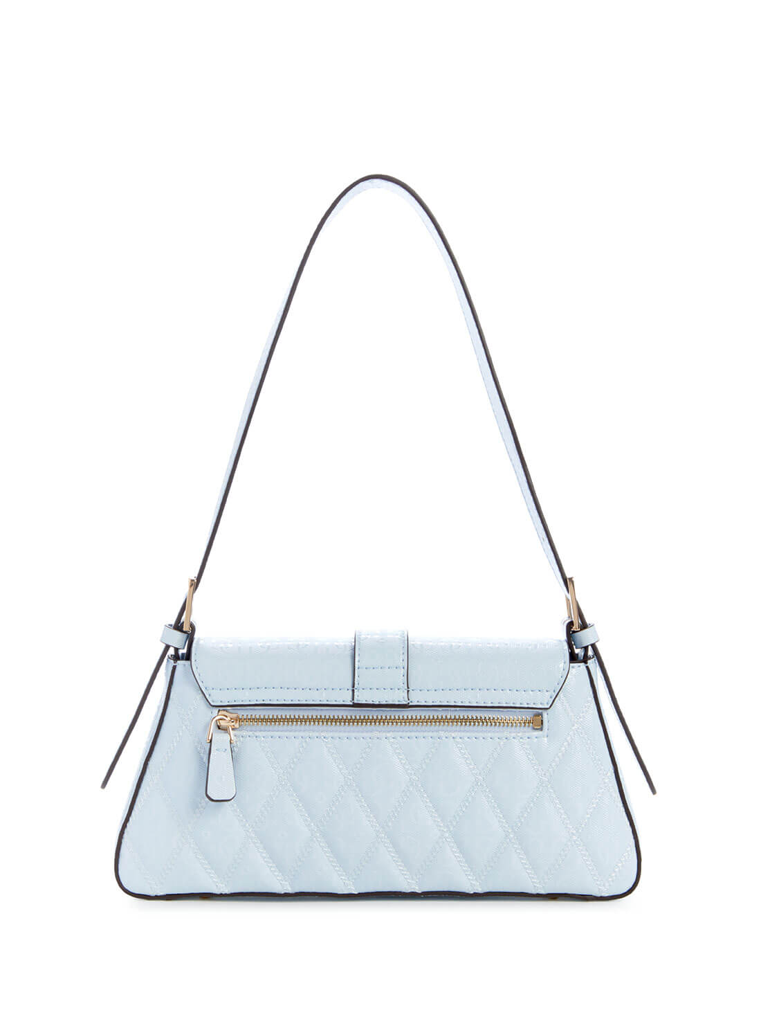 Sky Blue Logo Adi Shoulder Bag | GUESS Women's Handbags | back view