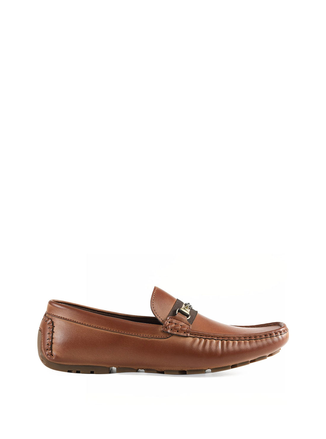 GUESS Brown Aarav Loafers side view