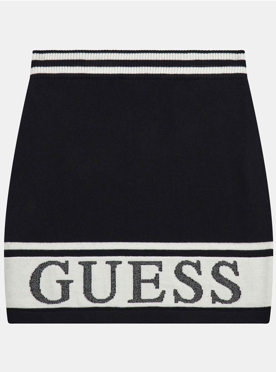 GUESS Black Sweater Midi Skirt (7-16) back view