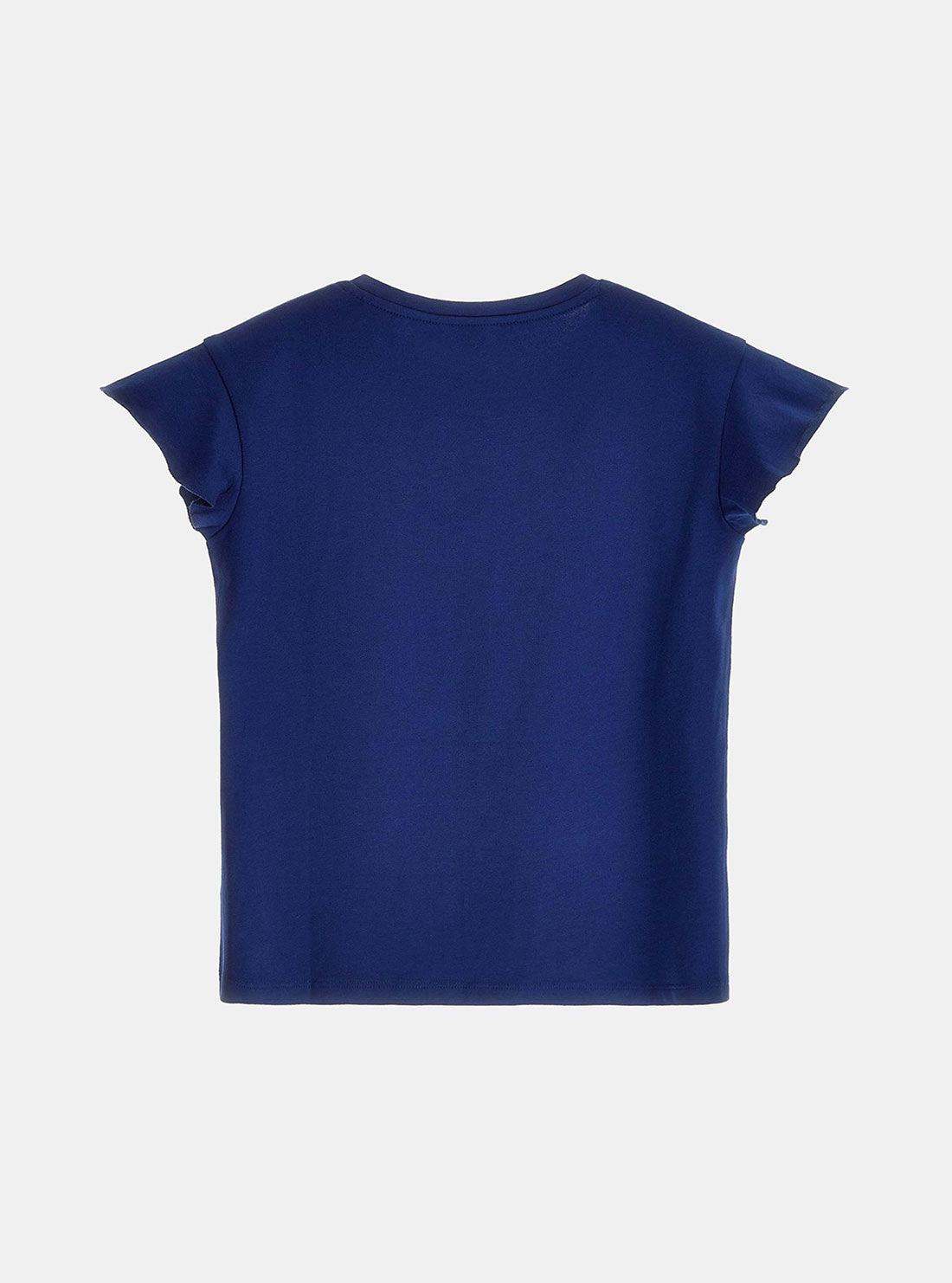 Blue Logo Short Sleeve T-Shirt (7-16) back view