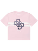 GUESS Pink Short Sleeve T-Shirt (7-16) front view