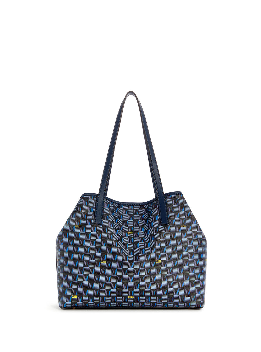 GUESS Blue Logo Vikky 2 in 1 Tote Bag back view