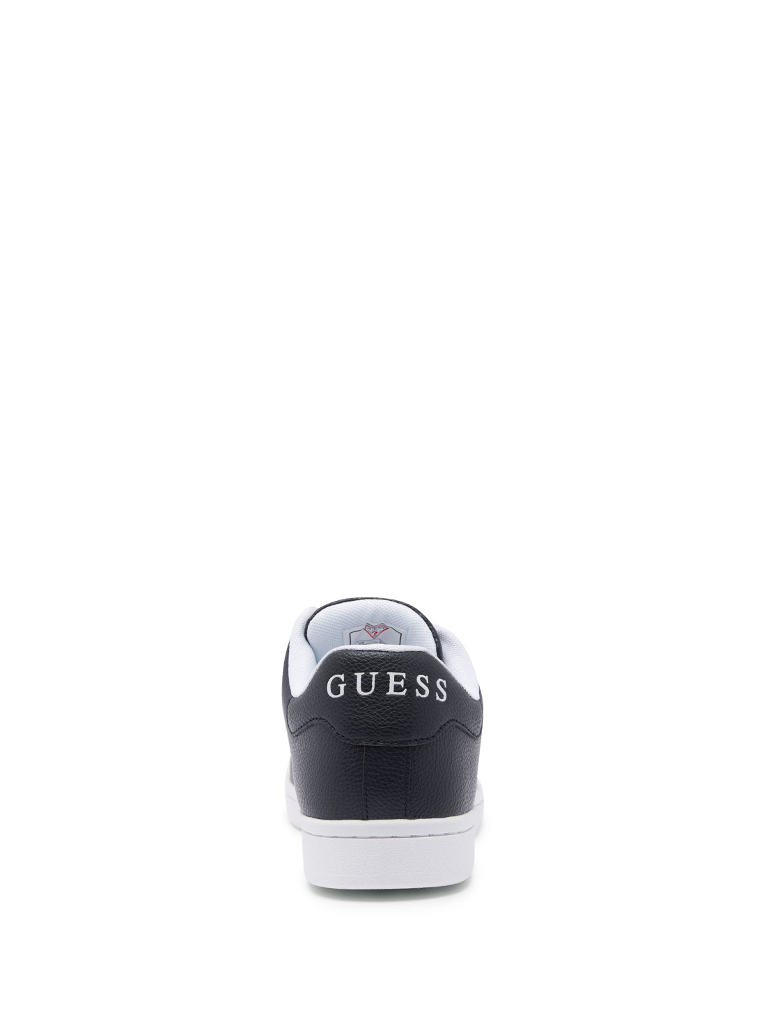guess mens Navy Blue Logo Longle Low-Top Sneakers back view
