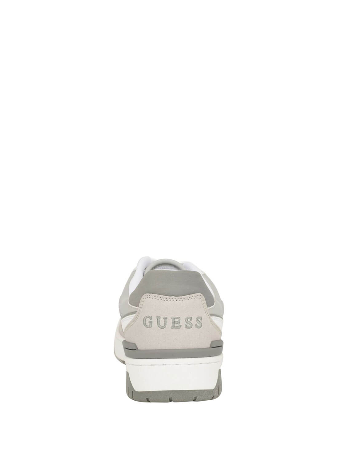 Light Grey Logo Narsi Sneakers | GUESS Men's Sneakers | back view
