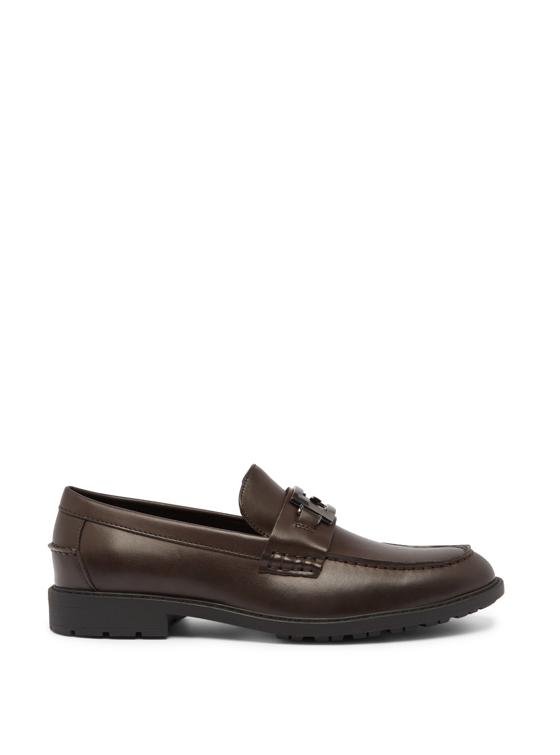 GUESS Brown Dremmer Loafers side view