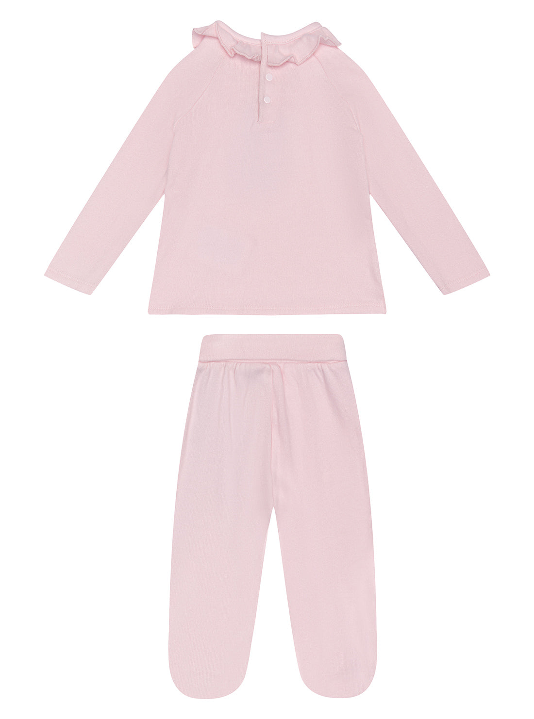 GUESS Pink Top and Pants 2 Piece Set (3-12M) back view