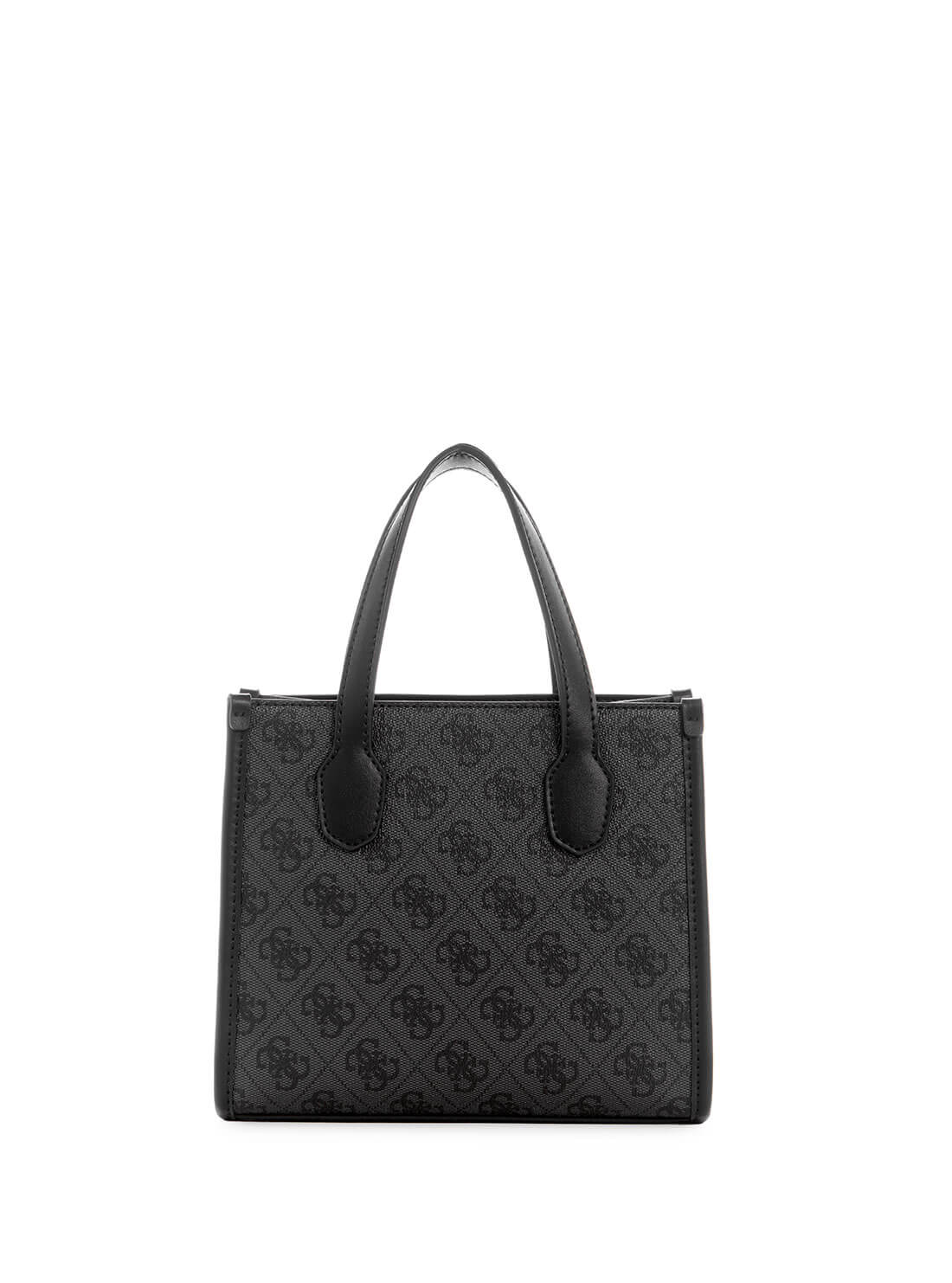 Black Silvana Dual Mini Tote Bag | GUESS Women's Handbags | back view