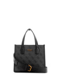Black Silvana Dual Mini Tote Bag | GUESS Women's Handbags | front view