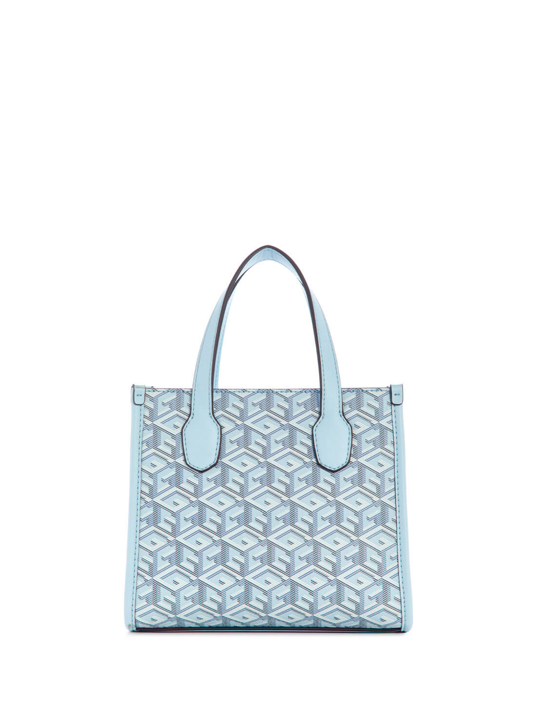 Light Blue Silvana Dual Mini Tote Bag | GUESS Women's Shoes | back view