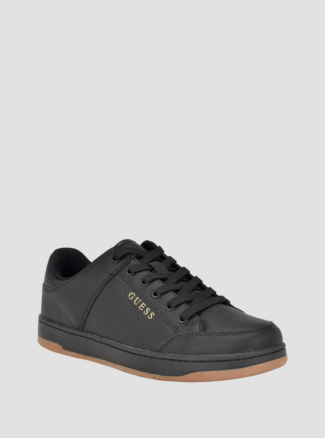 Black Tempo Sneakers | GUESS Men's Shoes | front view