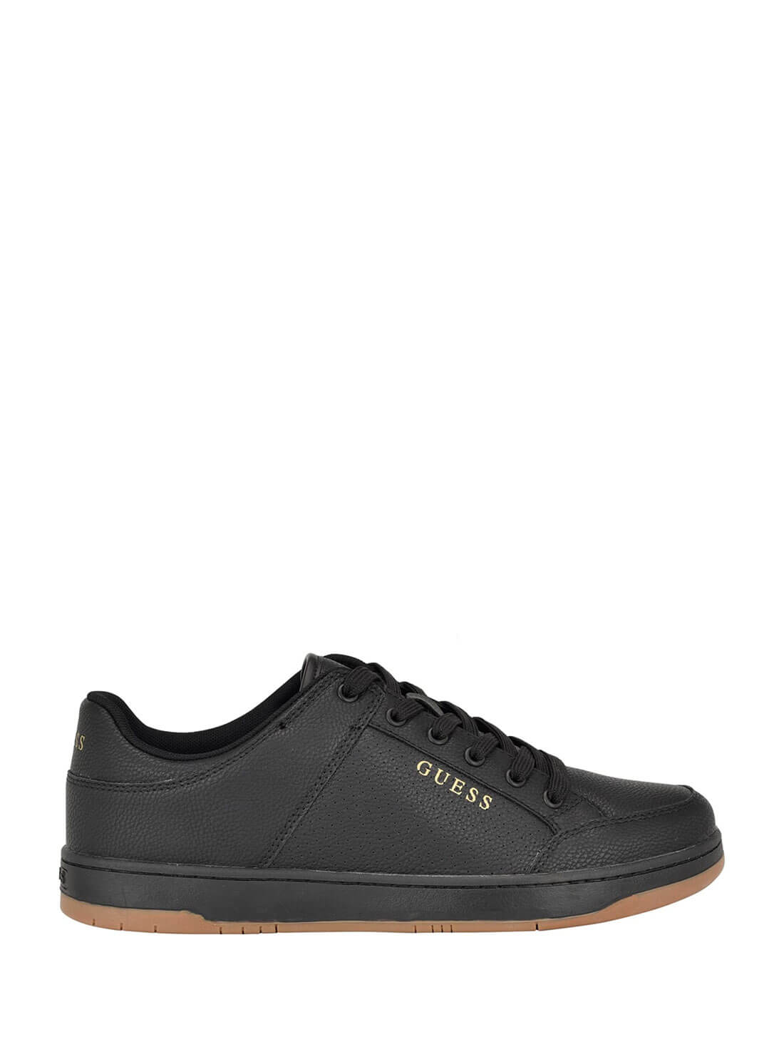 Black Tempo Sneakers | GUESS Men's Shoes | side view