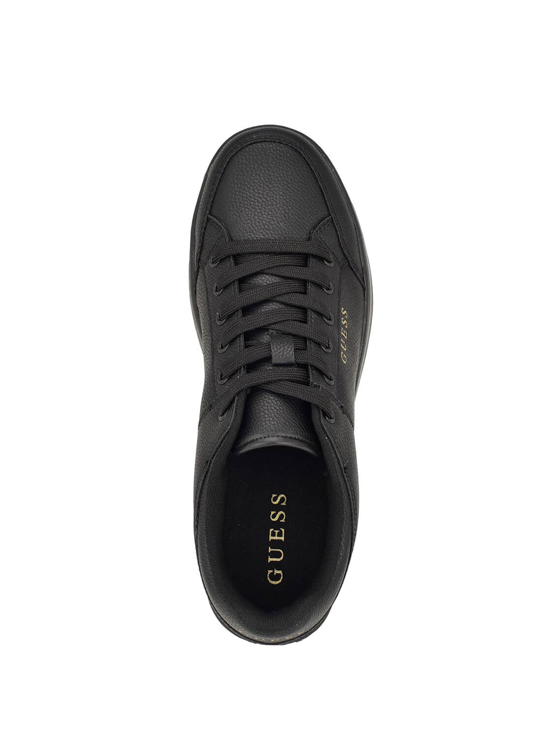 Black Tempo Sneakers | GUESS men's shoes | top view