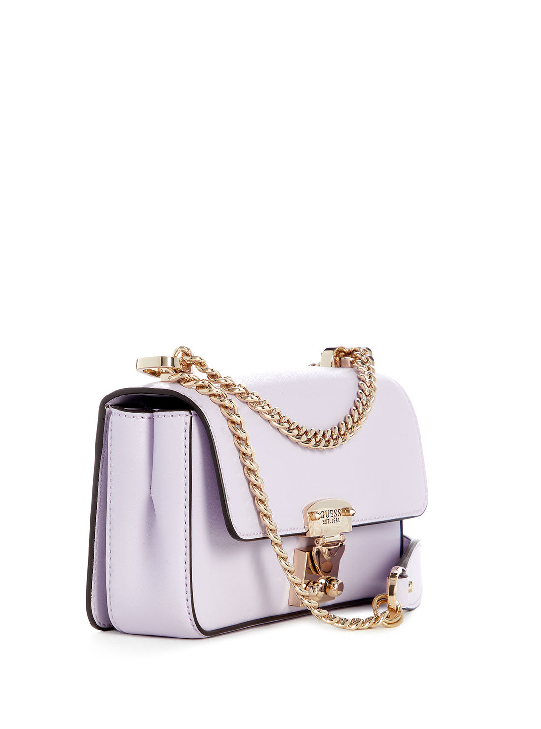 GUESS Lavender Eliette Mini Crossbody Bag side view