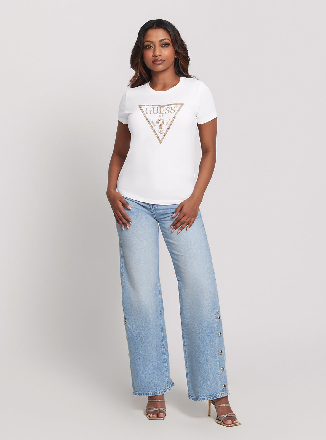 White Gold Triangle T-Shirt