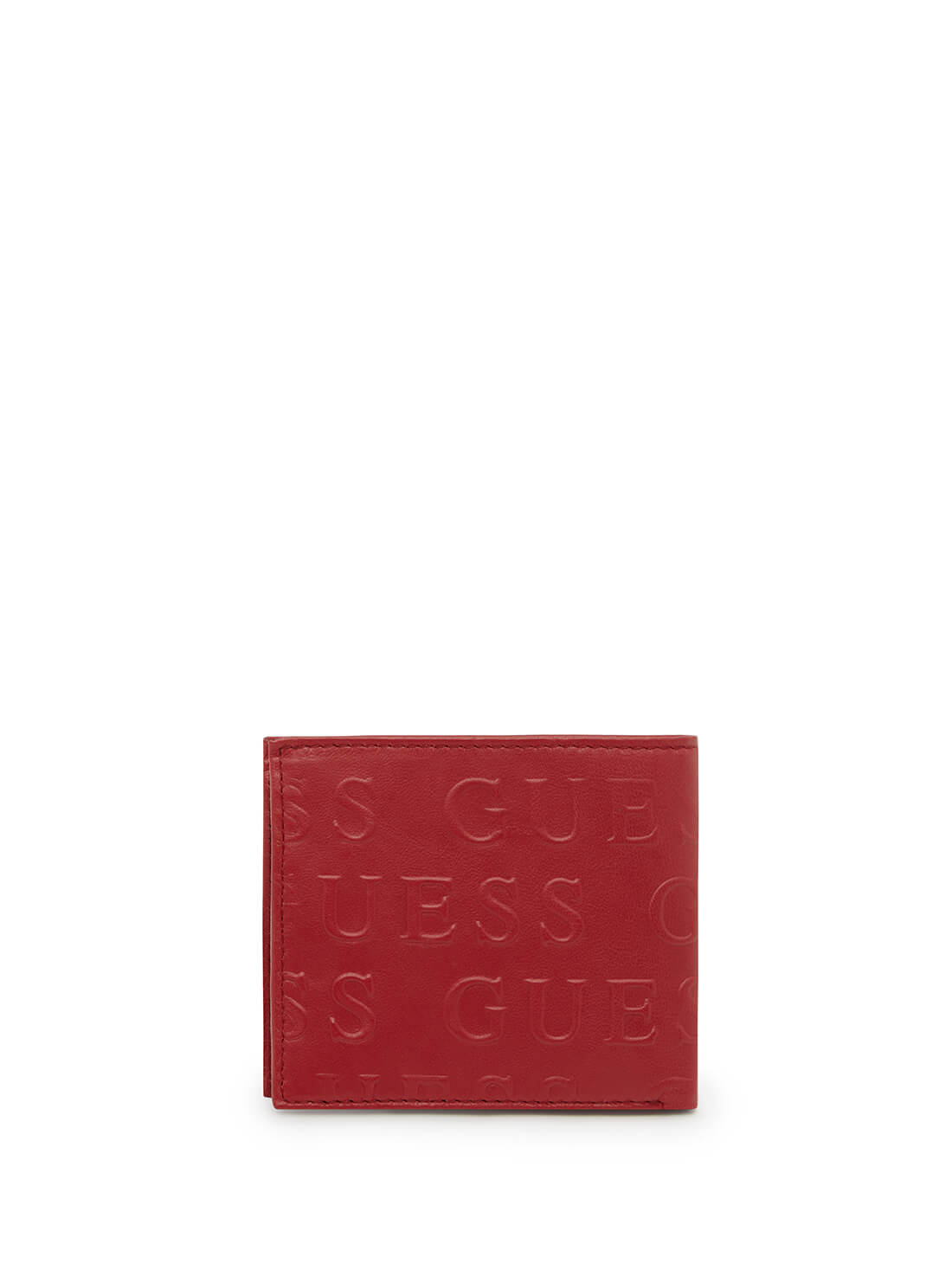 GUESS Men's Red Glenoaks Logo Passcase Wallet 31GUE22094 Back View