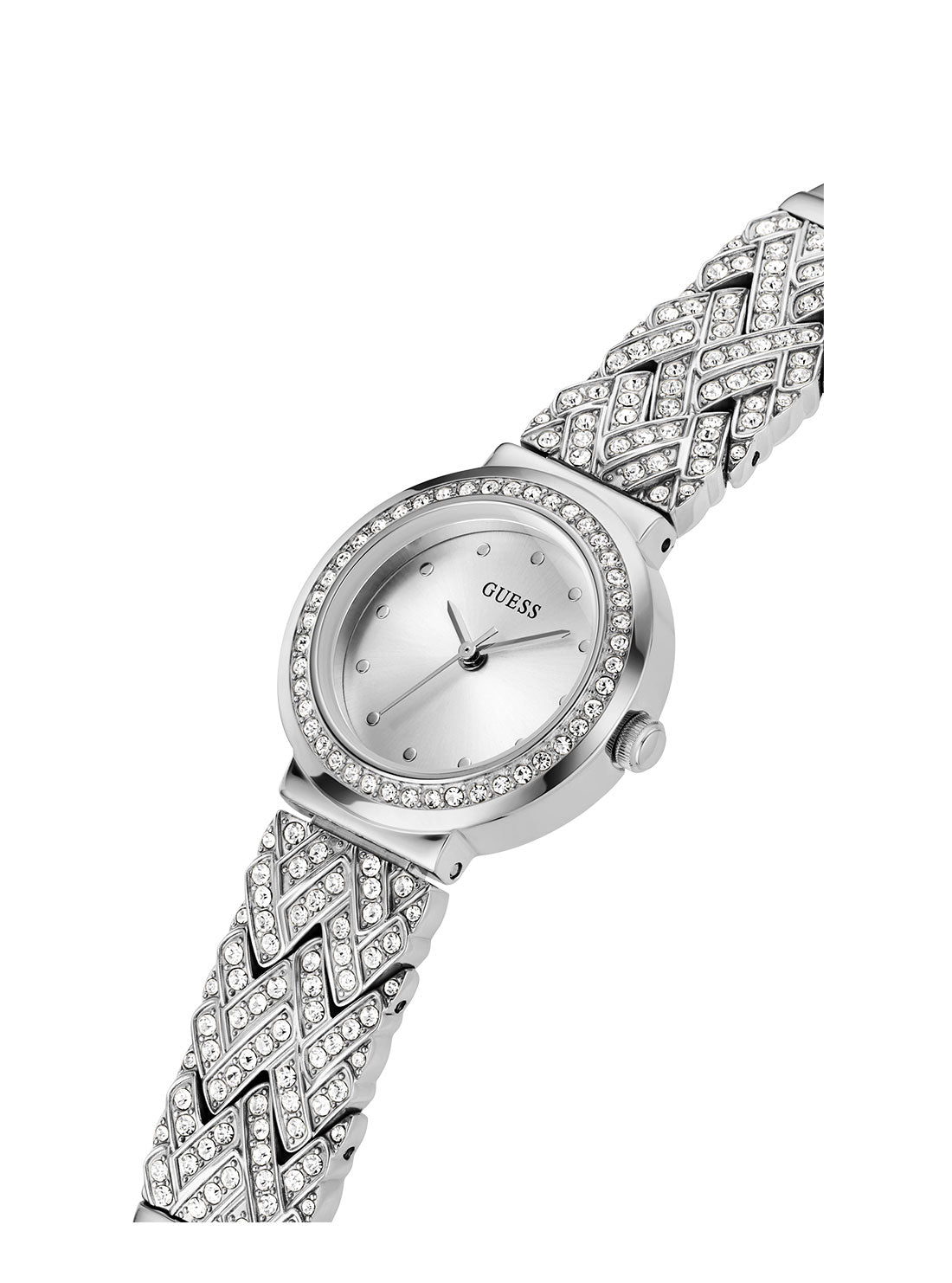 Silver Treasure Crystal Watch