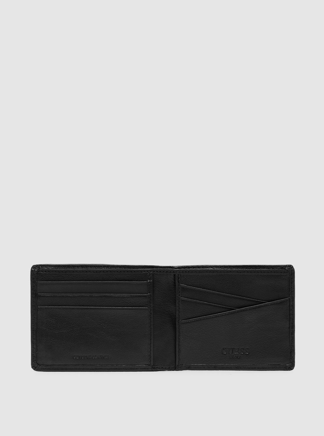 GUESS Mens Wallet Black Slimfold Wallet 31GUE13224 Inside View