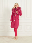 GUESS Marciano Pink Alice Coat front view