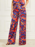 Marciano Betty Blue Printed Pants | GUESS Women's Apparel | front view