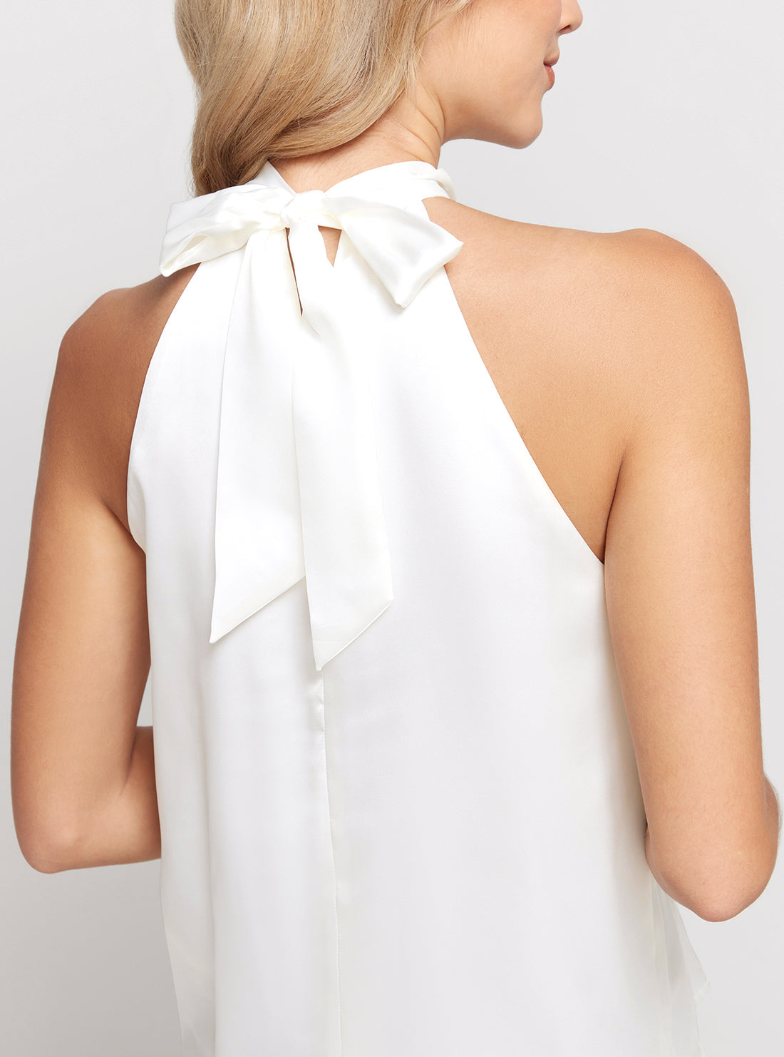 GUESS Marciano White Erika Halter Neck Top detail view