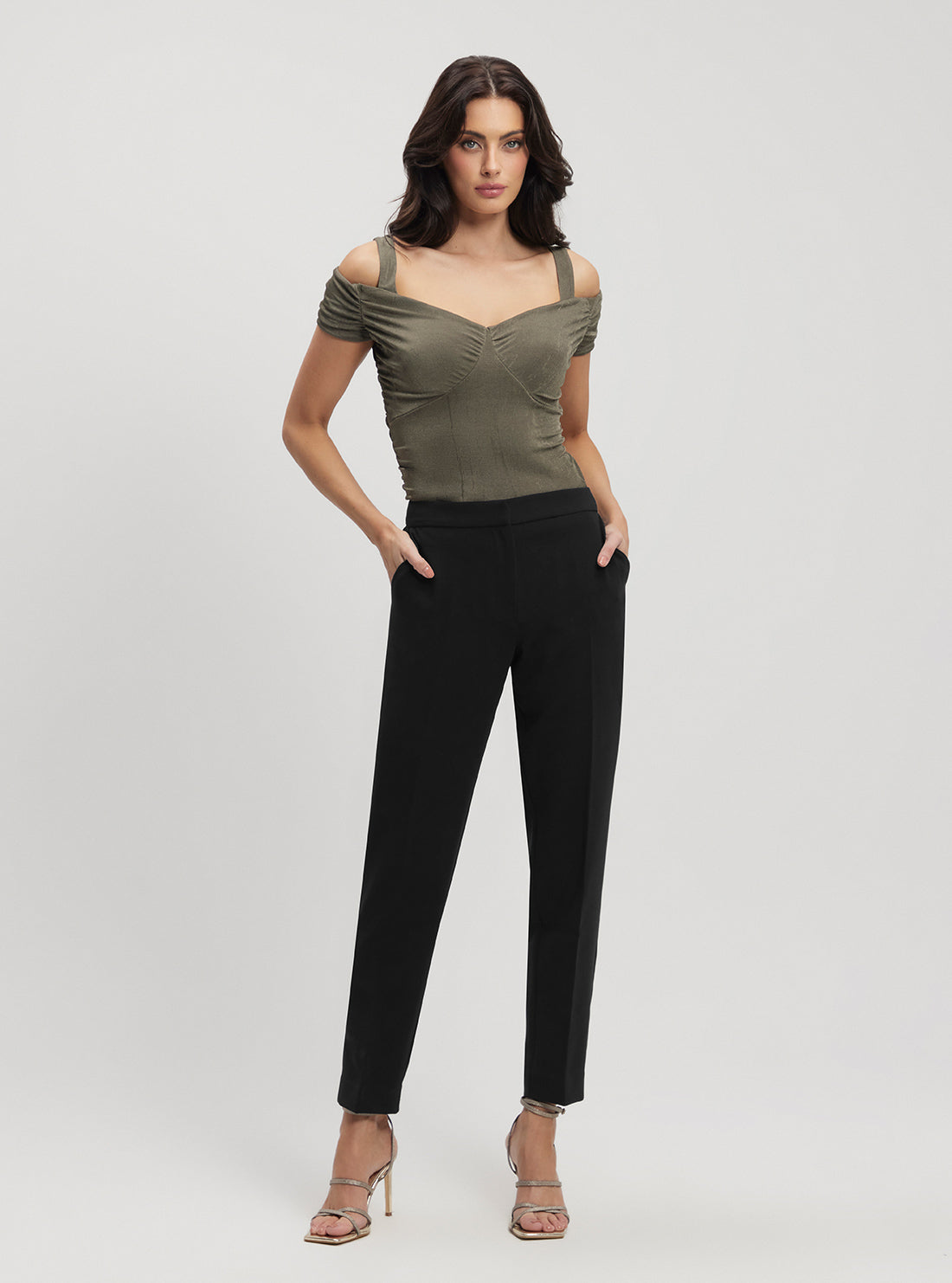 Marciano Black Leila Chino Pant