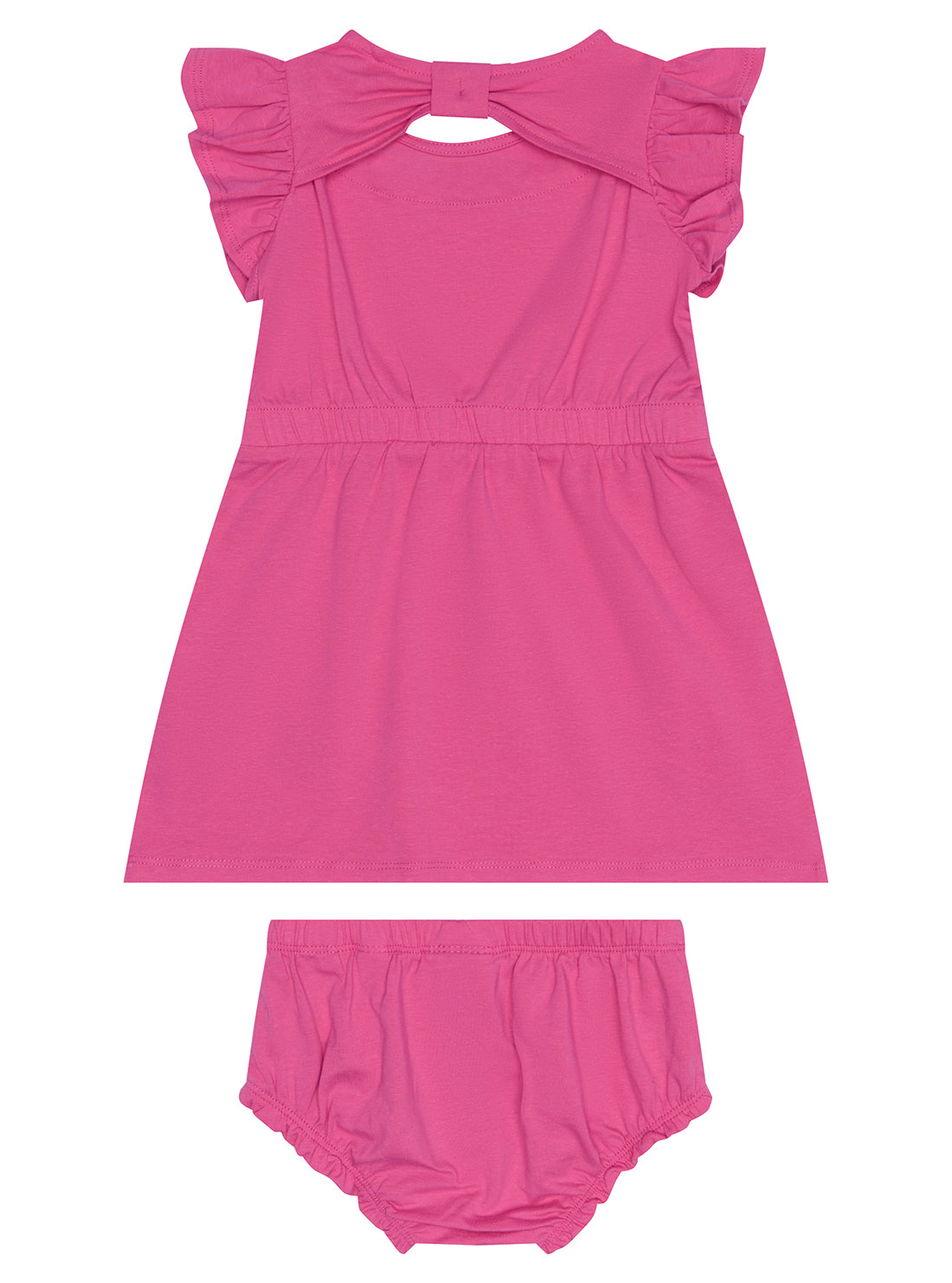 Pink Stretch Jersey Dress (6-12M)