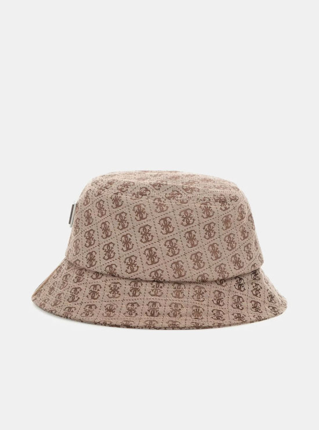 GUESS Mens Accessories Brown Logo Amsterdam Rain Hat AM9496POL01 Back View