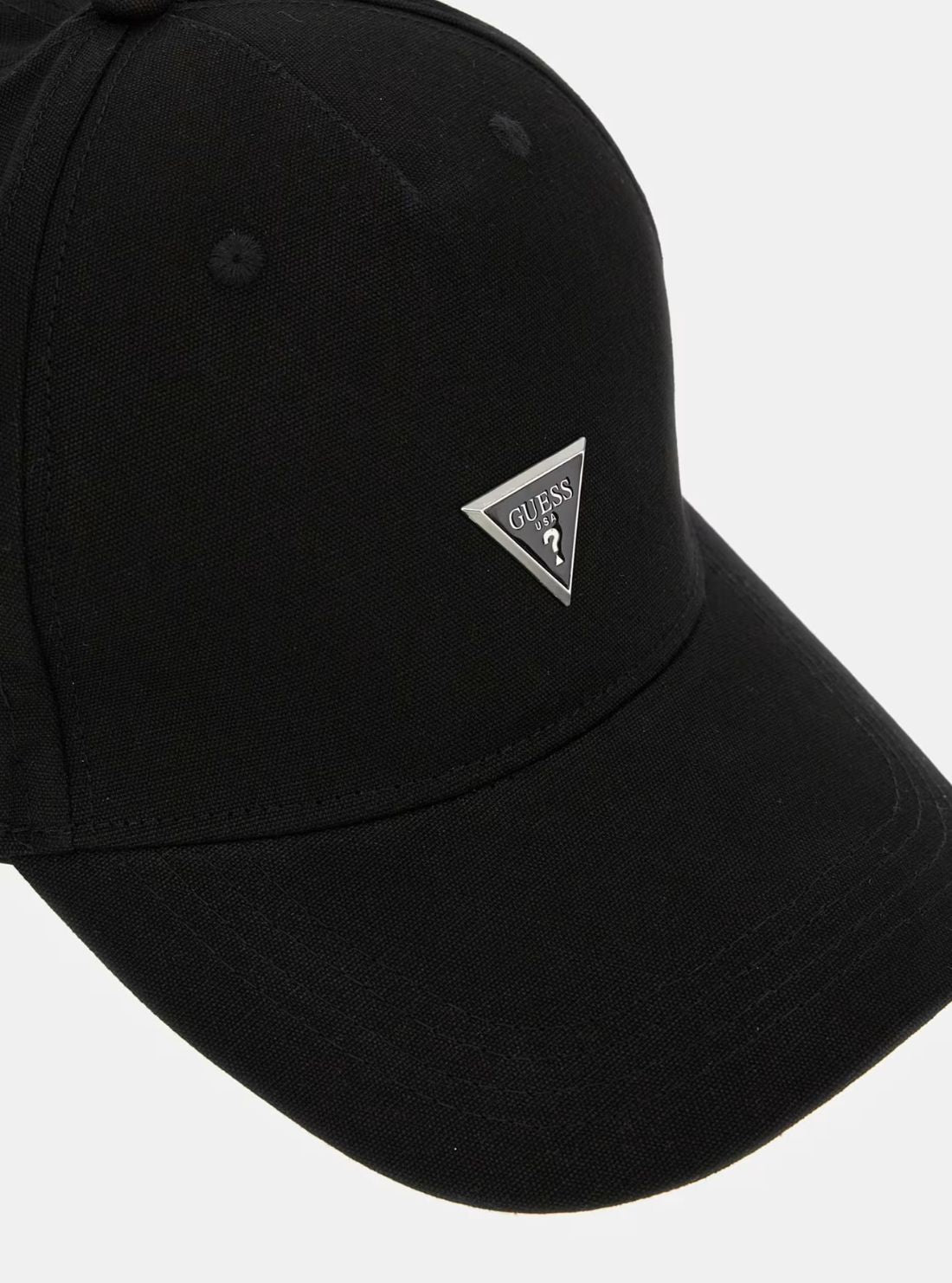 GUESS Accessories Black London Baseball Cap AM9521POL01 Detail View