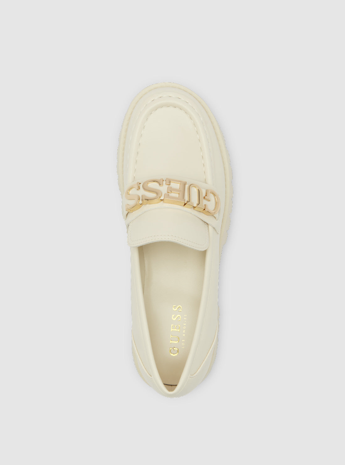 White Ashli Chunky Loafers