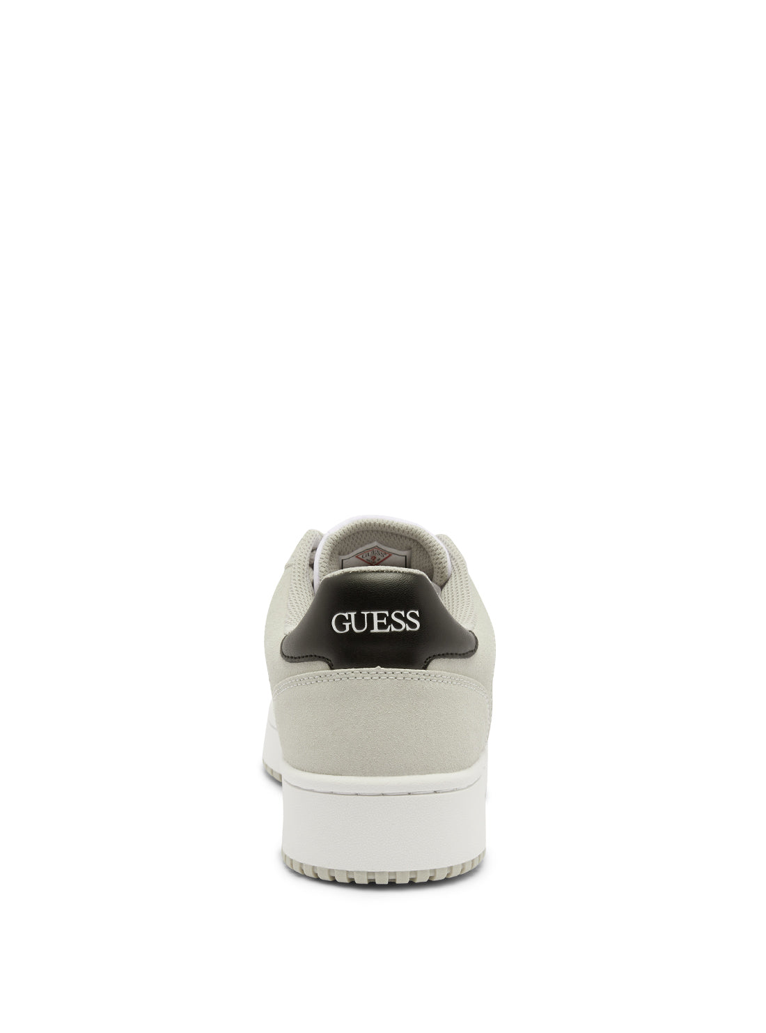 GUESS White Grey Aveni Low-Top Sneakers  back view