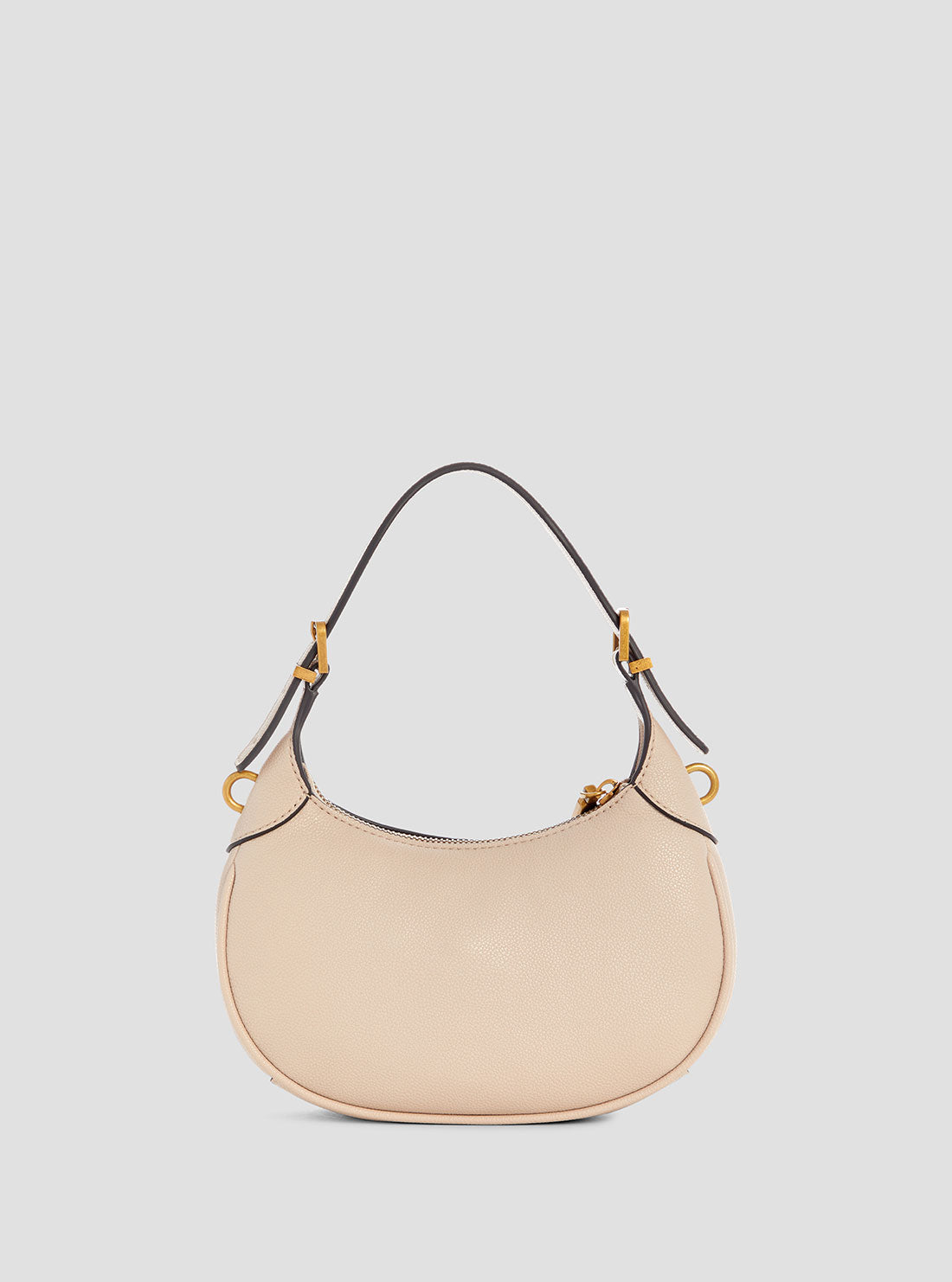 White Malva Mini Hobo Bag