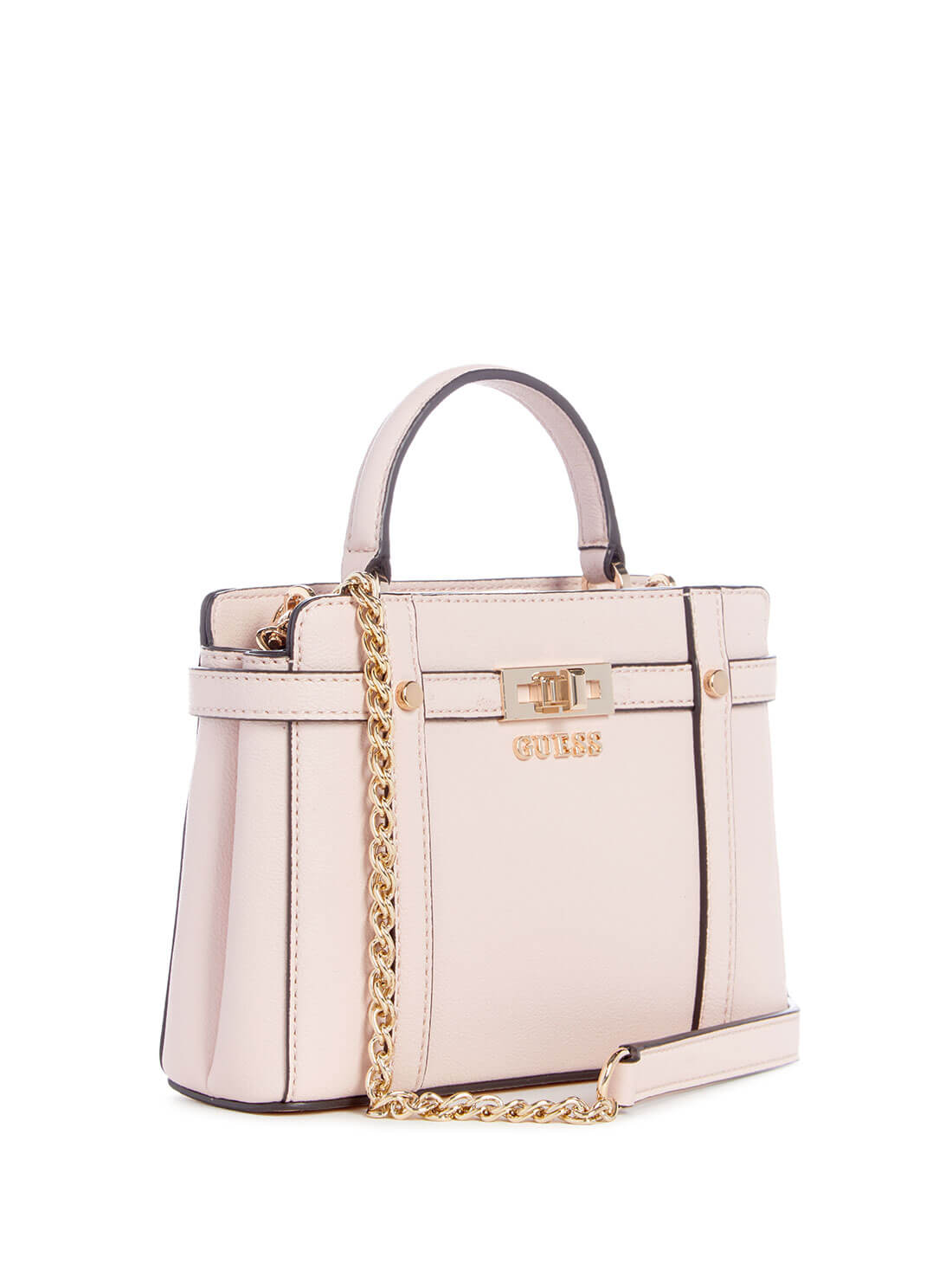 Women's Blush Pink Emilee Dual Mini Satchel Bag front view