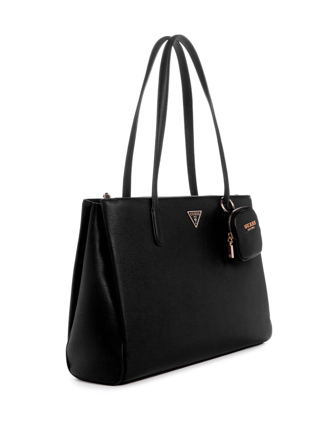 GUESS Black Power Play Tote Bag side bag