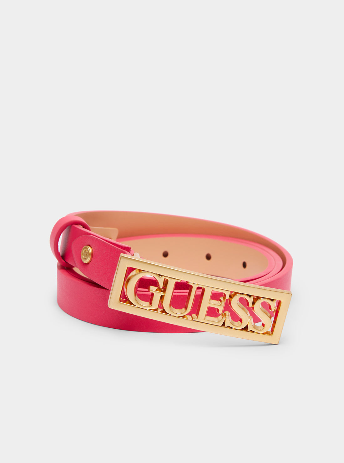 GUESS Magenta Mildred Adjustable Belt close up