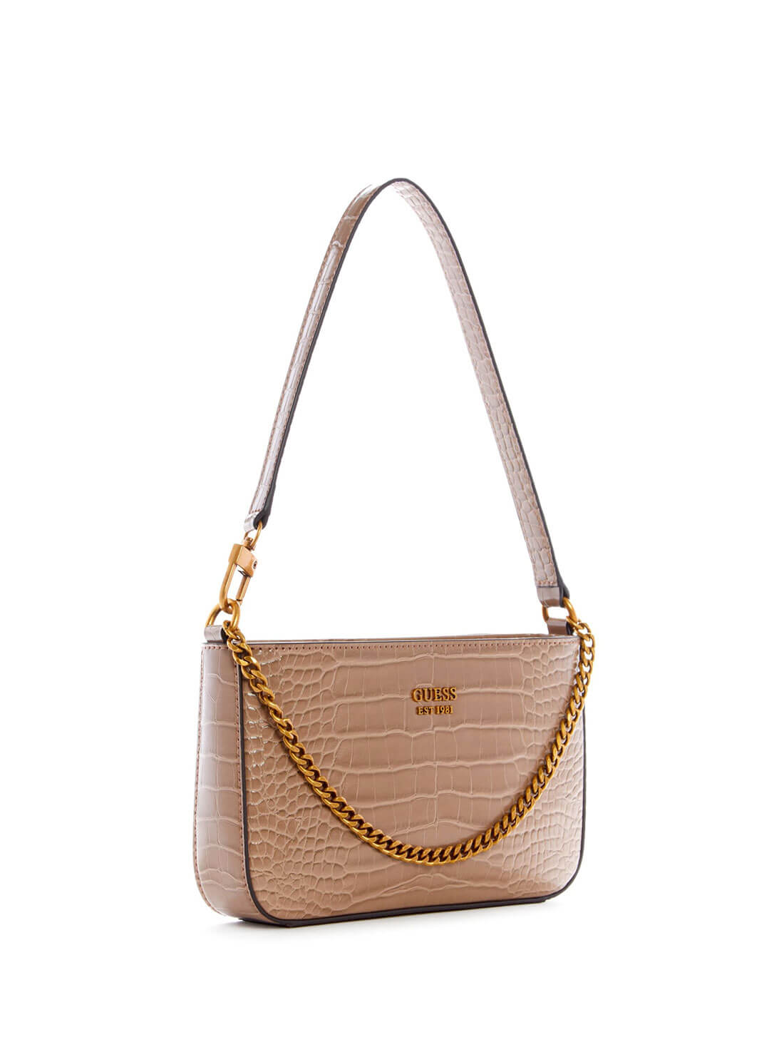 Light Rum Katey Croco Mini Shoulder Bag | GUESS Handbags | side view