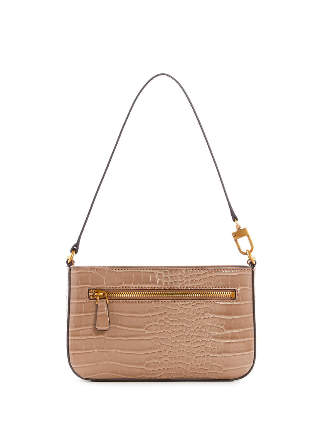 Light Rum Katey Croco Mini Shoulder Bag | GUESS Handbags | back view