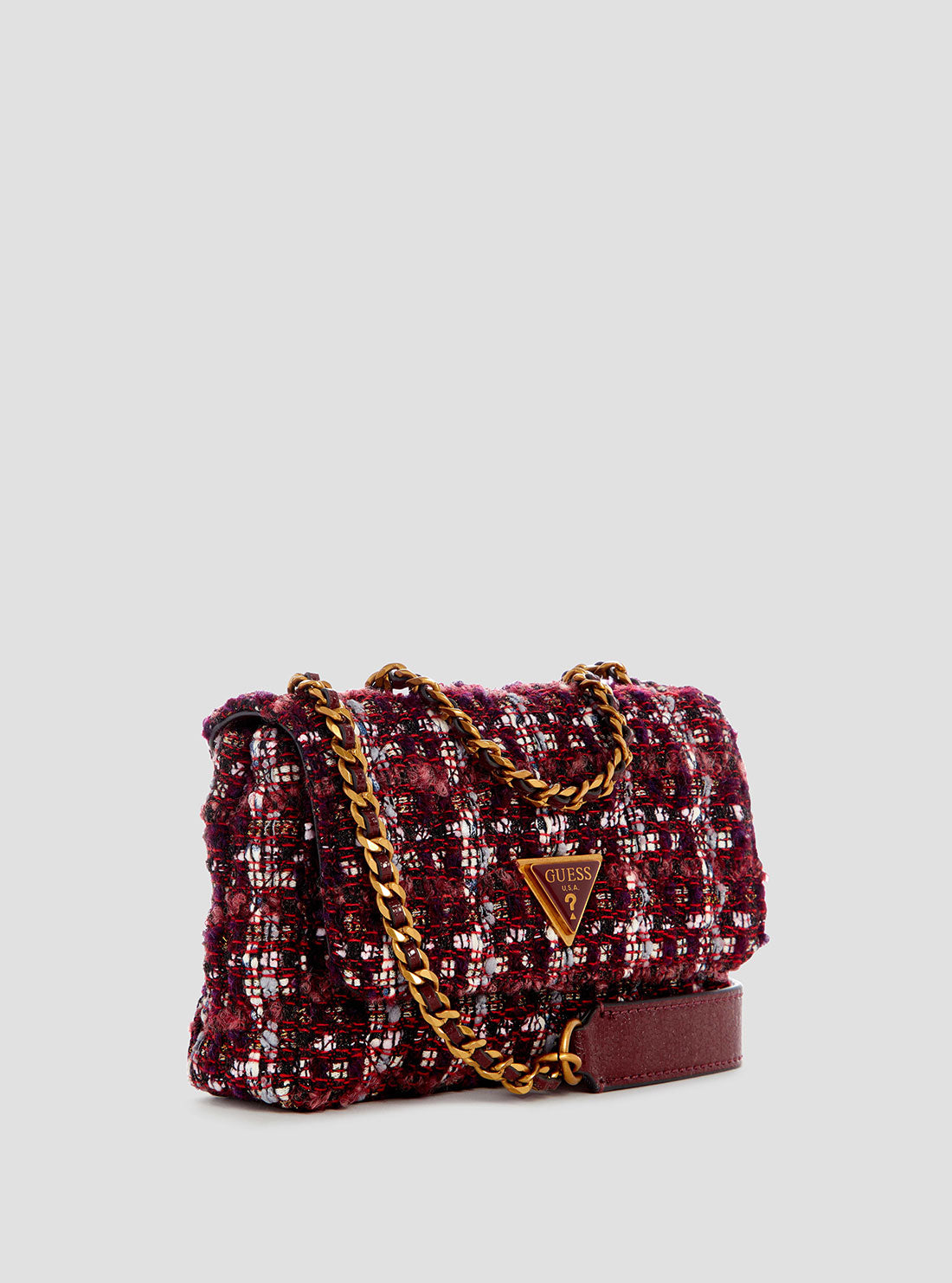 Burgundy Giully Mini Crossbody Bag