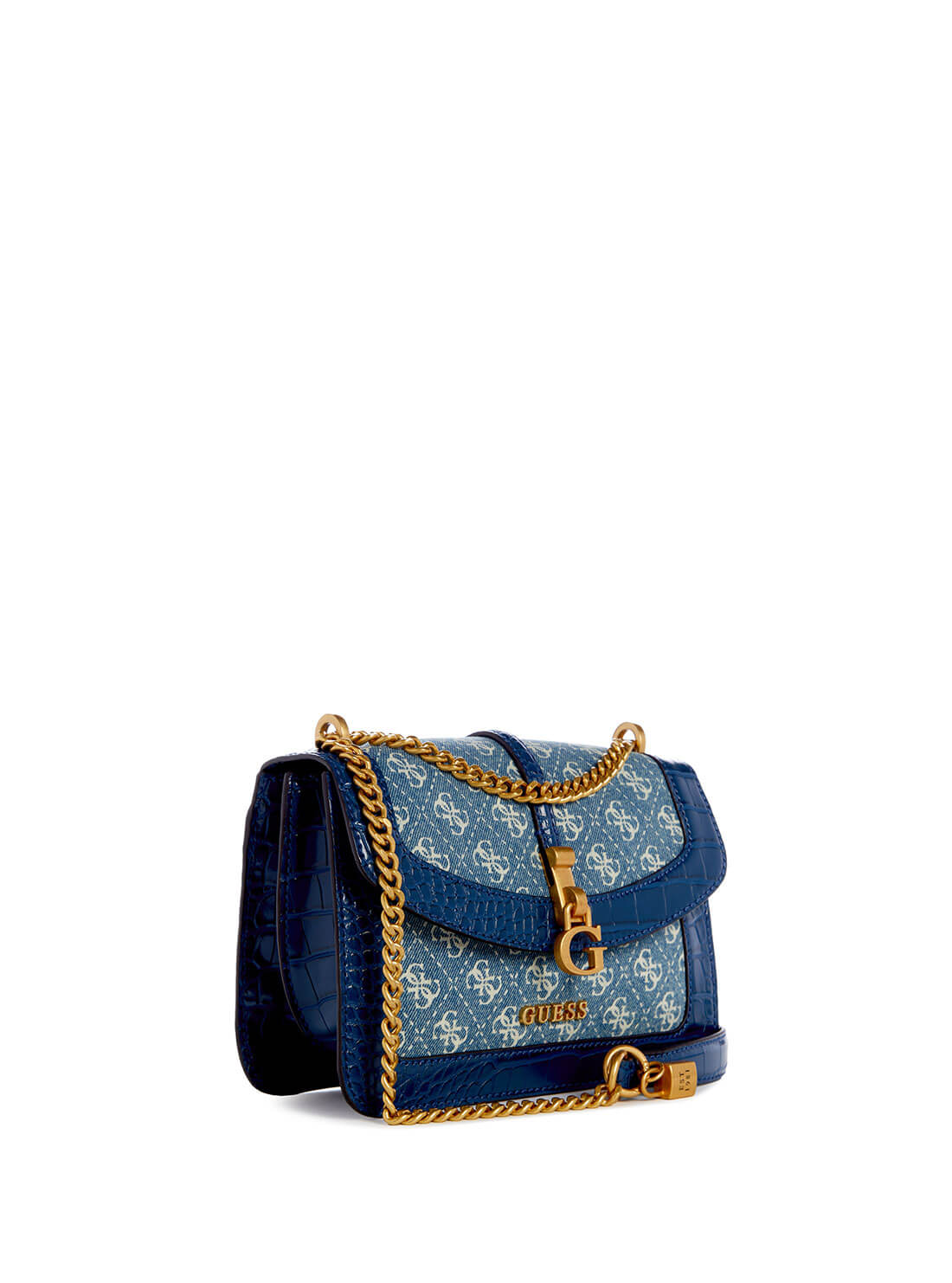 Denim Women's Blue G James Convertible Crossbody Bag side view