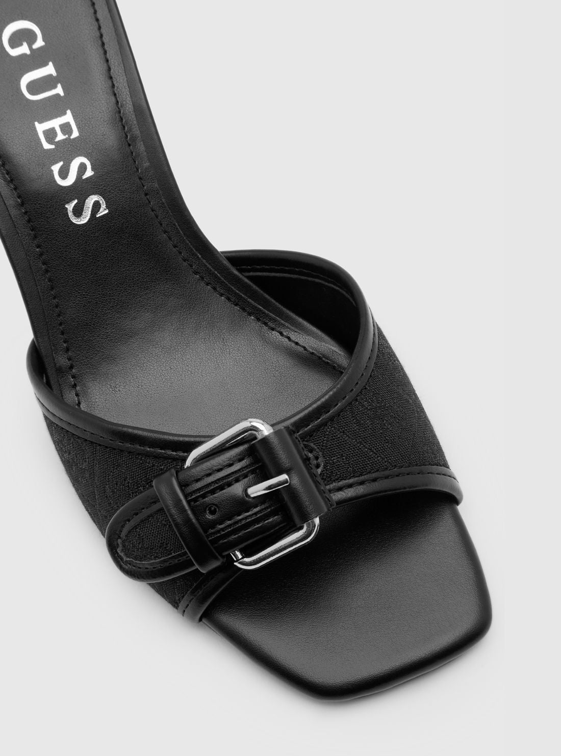 GUESS Womens Black Dista Kitten Heels DISTA2 Detail View