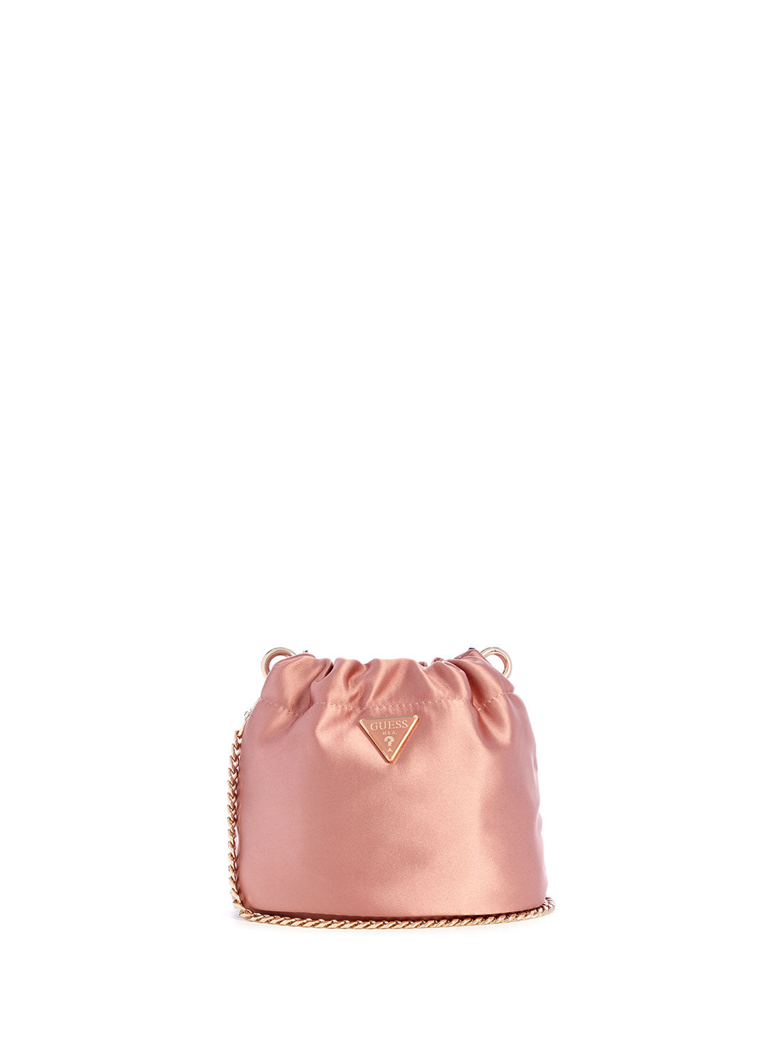 Rose gold sales drawstring bag