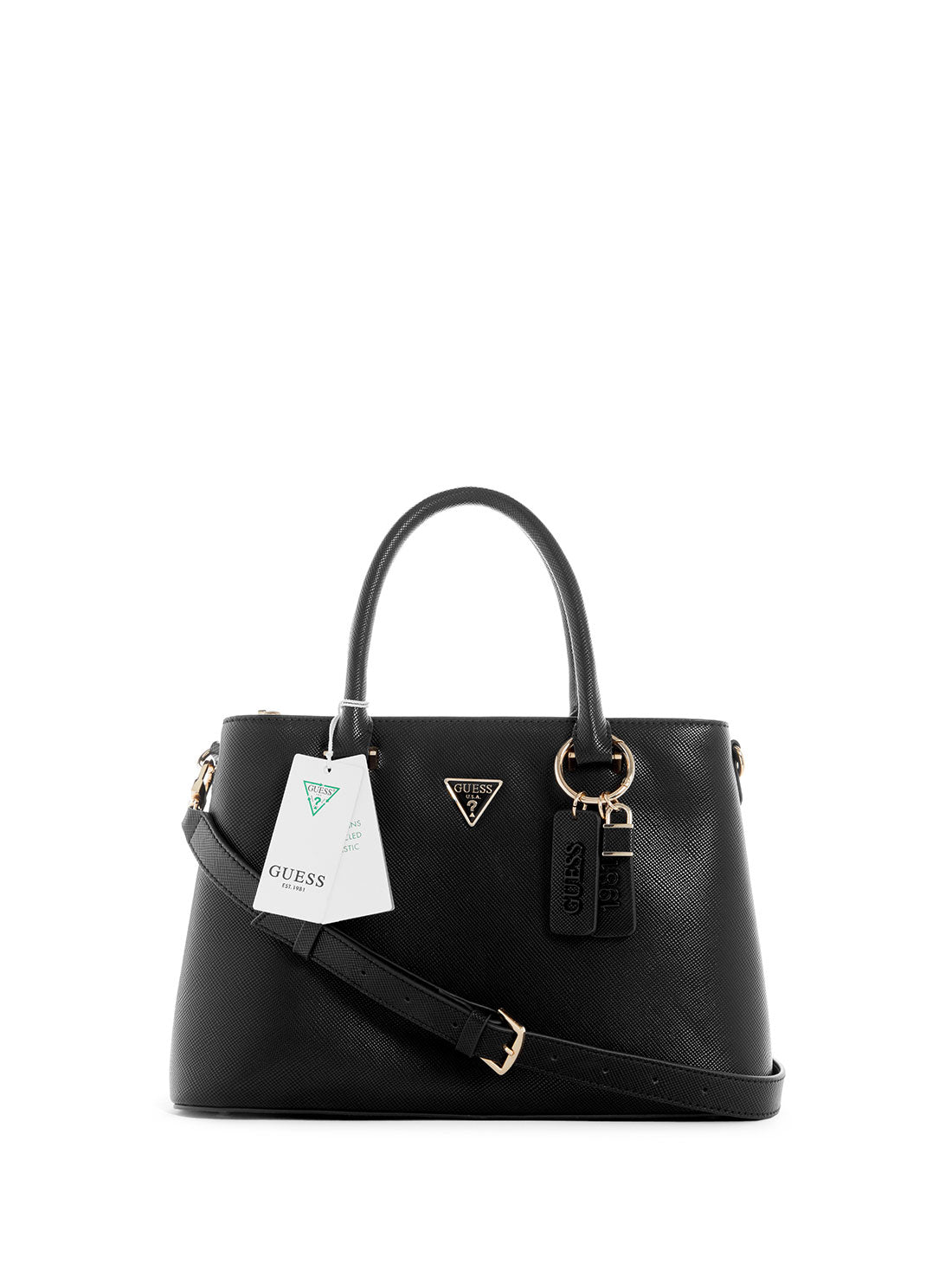 Eco Black Ivy Luxury Satchel Bag