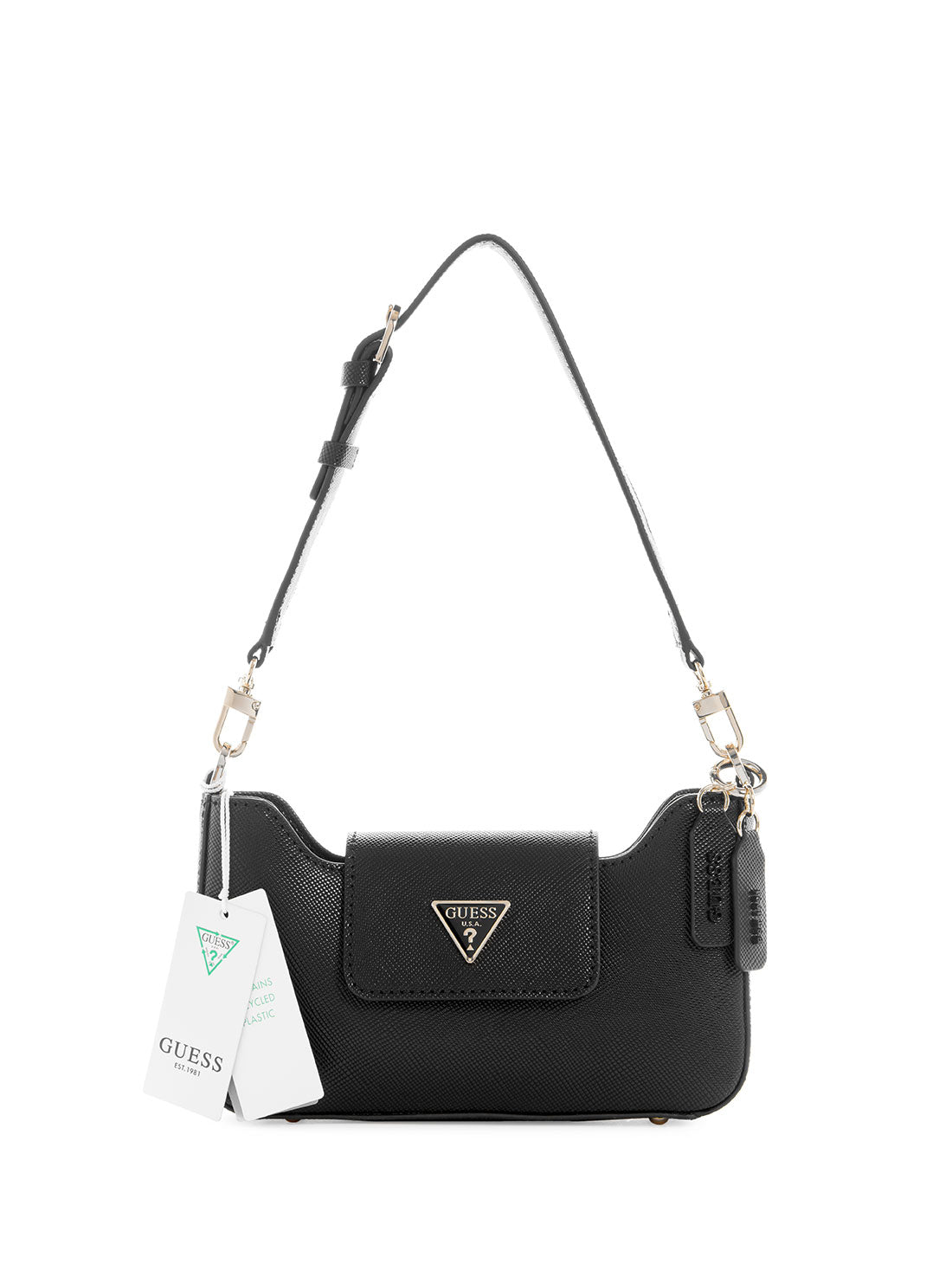 Eco Black Ivy Shoulder Bag