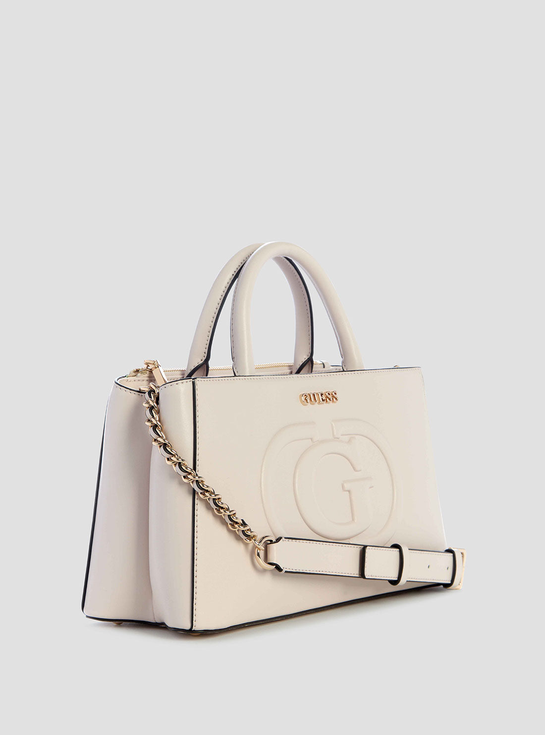 Eco White Mietta Satchel Bag