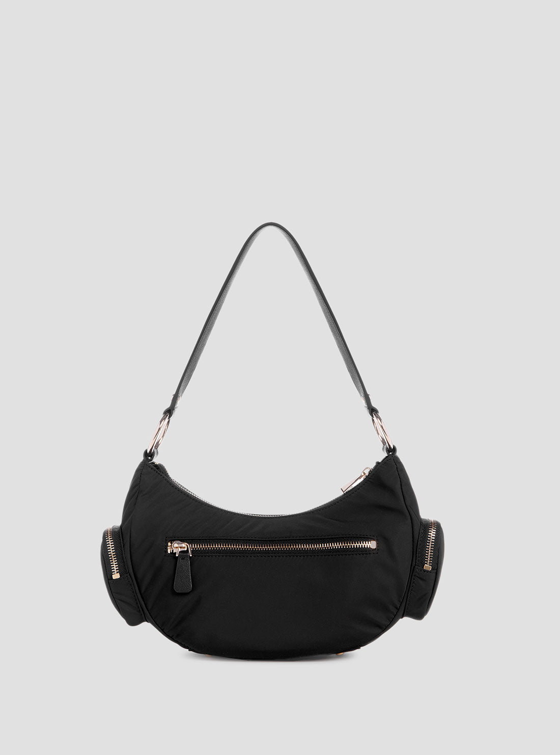 GUESS Womens Eco Black Gemma Shoulder Bag EYG839517 Back View