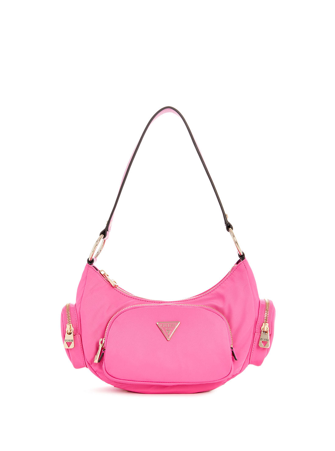 GUESS Eco Pink Gemma Shoulder Bag front view