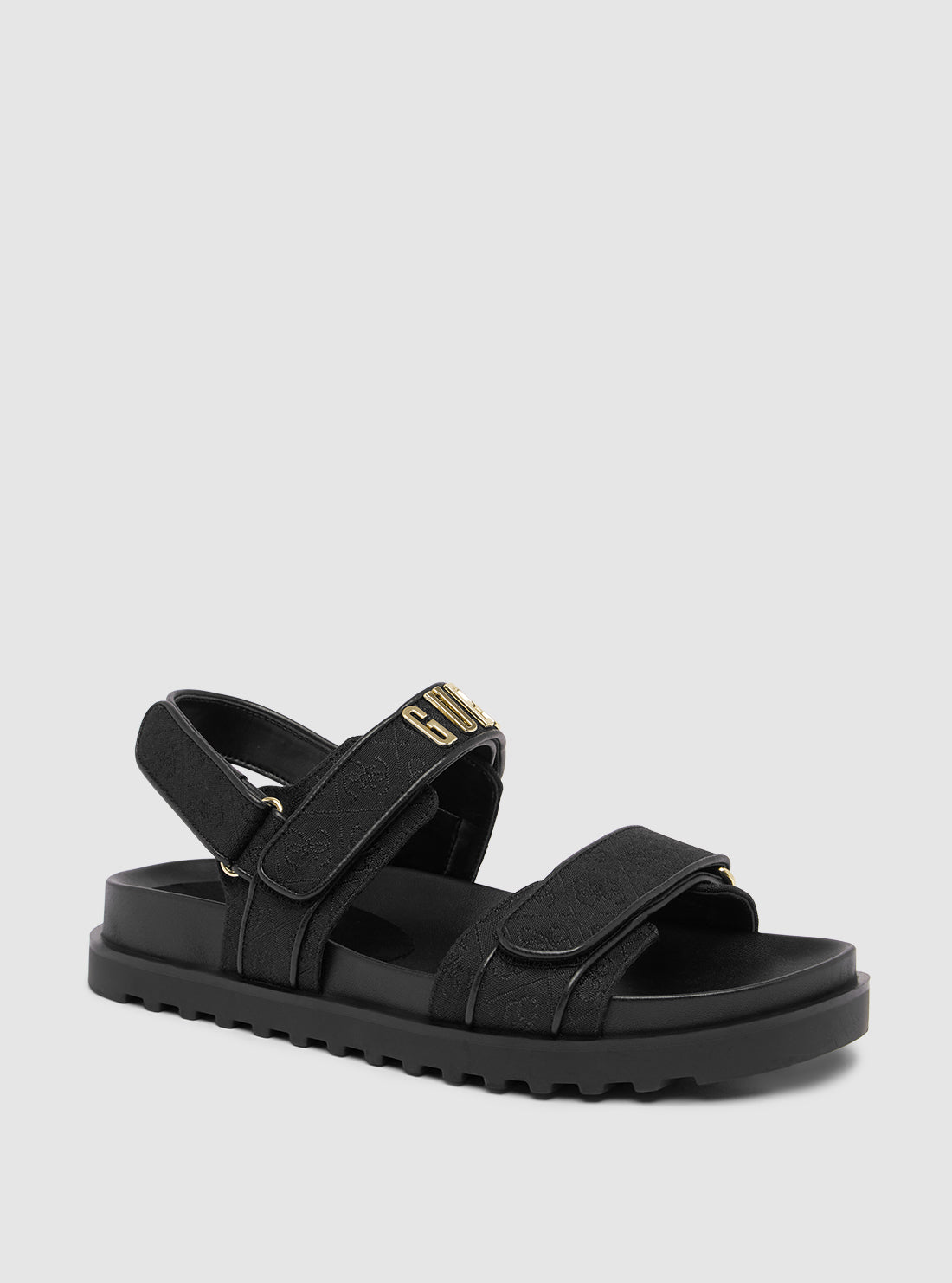 Black Fadison Strap Sandal