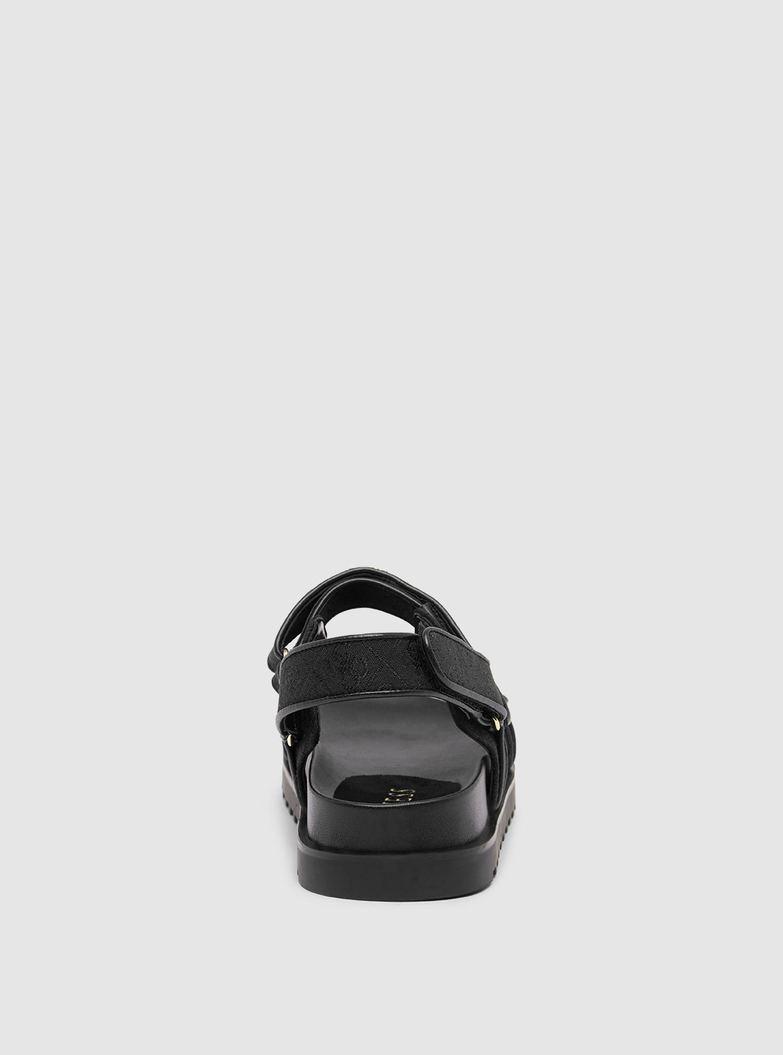 Black Fadison Strap Sandal