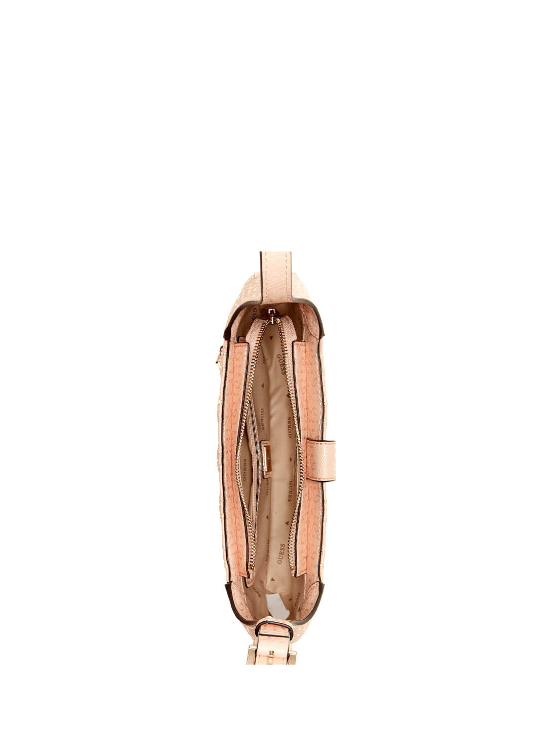 Light Peach Adi Convertible Crossbody Bag | GUESS Women's Handbags | inside view