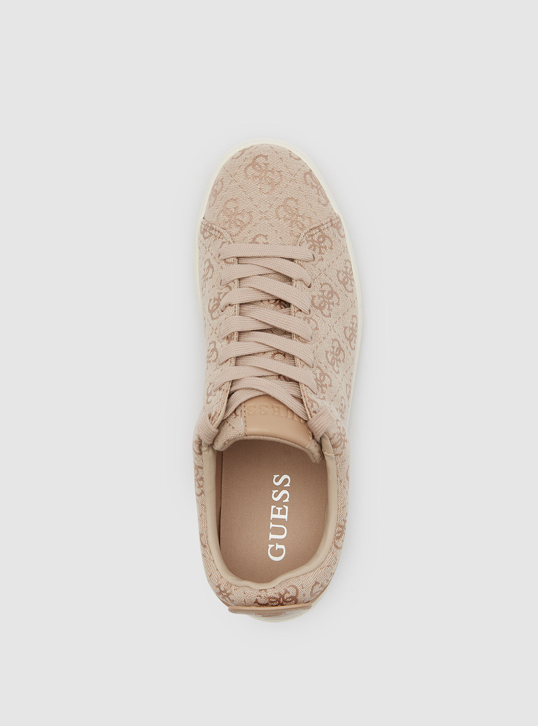 Light Pink Giaa Logo Low-Top Sneakers